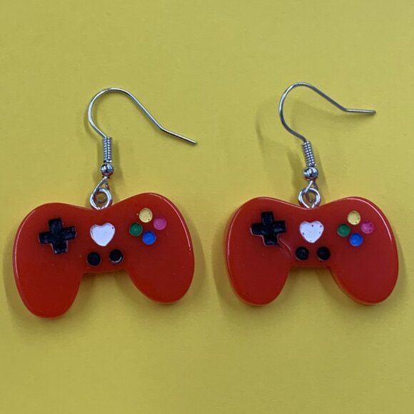 X Box Earrings, Gaming Earrings, Novelty Earrings, Gift Idea, Silly Earr… - Picture 4 of 4